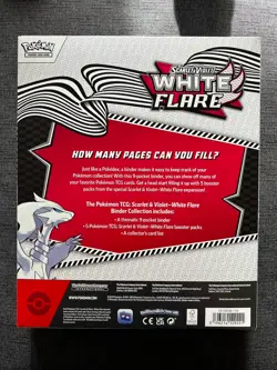 Pokemon TCG: Scarlet & Violet - WHITE FLARE Binder Collection NEW FACTORY SEALED - Image 2