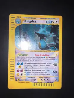 Carta Pokemon Kingdra Crystal Holo Aquapolis 148/147 ITA - Image 2