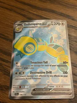 Pokemon Dudunsparce ex 178/159 Journey Together Full Art Ultra Rare - NM - Image 1