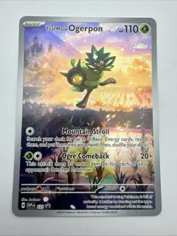 Teal Mask Ogerpon 123 Holo Promo Scarlet & Violet Promo Pokemon NM - Image 1