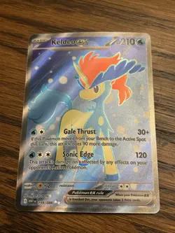 Pokemon Keldeo ex 159/086 White Flare Full Art Ultra Rare - NM - Image 1
