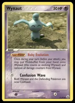 Pokemon Legend Maker #71/92 Wynaut Common - Image 1