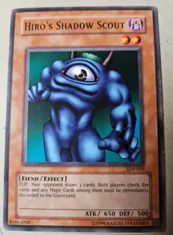 Yugioh Hiro's Shadow Scout Unlimited Edition SDP-019 - Image 1