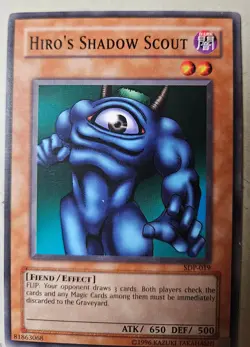 Yugioh Hiro's Shadow Scout Unlimited Edition SDP-019 - Image 3
