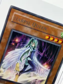 YU-GI-OH! TCG HARPIE QUEEN FOTB-EN020 1ST EDITION ULTIMATE RARE NEAR MINT 1996 - Image 3