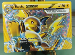 Pokemon Raichu BREAK Rare BREAK XY - BREAKthrough 50/162 Trading Card TCG - Image 1