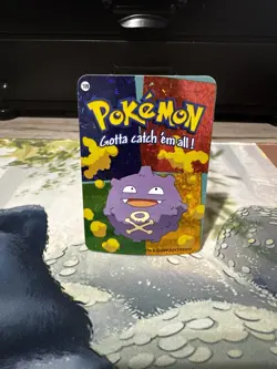 Koffing #109 - Vintage Vending Machine Prism Sticker 2000 - Pokemon Card - Image 1