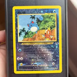 Marill shiny holo Pokemon card - 2001 southern islands excellent condition - Image 4