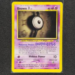 Unown I - 68/75 - Common - Neo Discovery - Pokemon Card - MP - Image 1