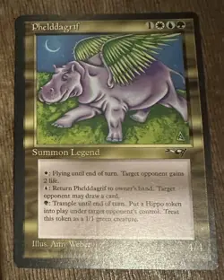 MTG Phelddagrif NM EX Alliances Rare - Image 1