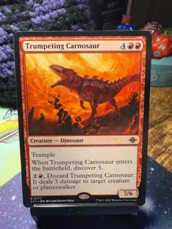 Trumpeting Carnosaur: The Lost Caverns of Ixalan (Non-Foil), #0171 - Image 1