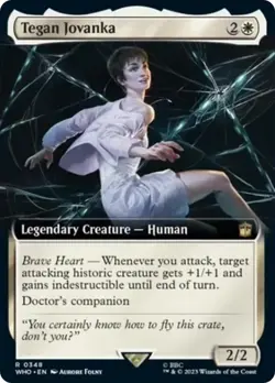 MTG Tegan Jovanka (Extended Art) [Doctor Who] Near Mint Magic - Image 1