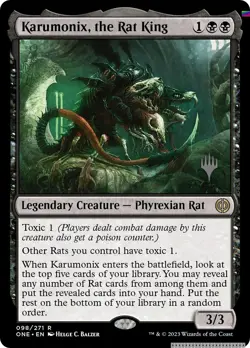 Karumonix, the Rat King [PPONE - 98] - NM [Foil] TCG MTG - Image 1