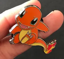 3 X Pokemon Pin Badge Charmander Squirtle Bulbasaur GO Kanto Starters 2021 - Image 4