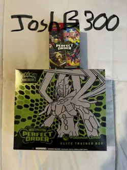 Perfect Order Pokemon Center ETB & Booster Bundle. IN HAND SHIPS IMMEDIATELY - Image 1