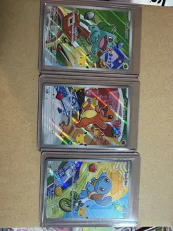 Pokemon Tcg First Partner Illustration Collection Series 1 Kanto Gen 1 Starters - Image 1