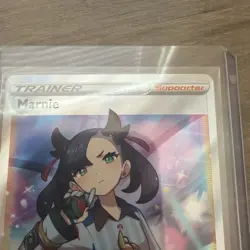 Pokemon TCG Marnie SWSH121 Black Star Promo English Full Art 2021 - Image 2