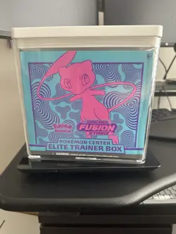 Fusion Strike Pokemon Center Sword & Shield Elite Trainer Box ETB Sealed W Case - Image 1