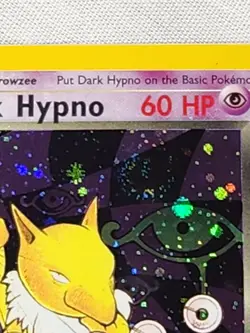 NM Dark Hypno - Holo Swirl #9 Team Rocket Pokemon TCG - Image 4
