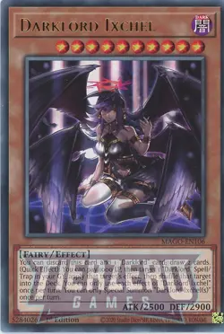 Yugioh Darklord Ixchel MAGO-EN106 Rare 1st Edition NM/LP - Image 1