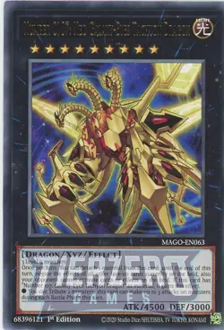 Yugioh Number C107: Neo Galaxy-Eyes Tachyon Dragon MAGO-EN063 RareNM/LP - Image 1