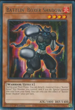 Yugioh - Battlin' Boxer Shadow (Rare) (1st Edition) - LD10-EN056 (P) - Image 1