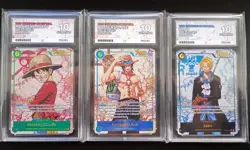 One Piece TCG CCG OP 13 ACE 10 SET x3 Sequential Monkey Ace Sabo NOT PSA/Manga - Image 1