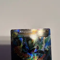 M Rayquaza EX Ultra Rare Full Art Holo Pokemon Card Roaring Skies 61/108 English - Image 2