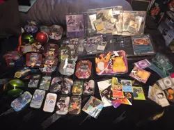 Huge Pokemon Trading Card Bundle Pokemon Cards And Tins - Image 1