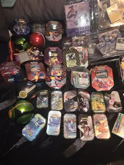 Huge Pokemon Trading Card Bundle Pokemon Cards And Tins - Image 5
