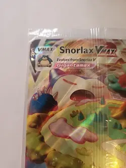 Snorlax VMAX JUMBO Card 142/202 Stamped Gamestop Promo Pokemon Sword & Shield - Image 2