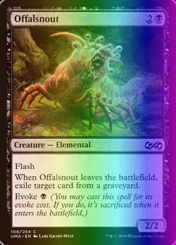 MTG Magic the Gathering Offalsnout (108/271) Ultimate Masters LP FOIL - Image 1