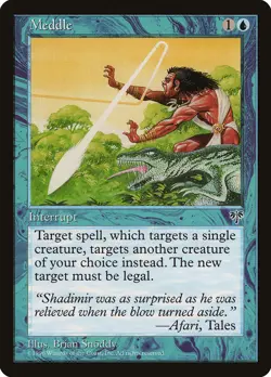 MTG Magic the Gathering Meddle (73/351) Mirage HP - Image 1