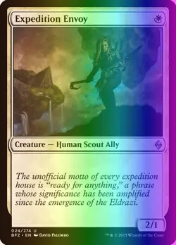 MTG Magic the Gathering Expedition Envoy (24/313) Battle for Zendikar LP FOIL - Image 1