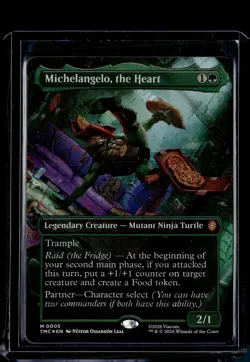 Michelangelo, the Heart (0005) (Borderless) - 5 - Foil - TMC - NM - MTG - Image 1