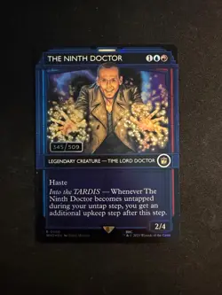 MTG The Ninth Doctor *SERIALIZED FOIL* | Doctor Who (345/509) | Near Mint ✨ - Image 3