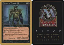 Knight of Stromgald - Jakub Slemr - 1997 ~ Moderately Played World Championship - Image 1