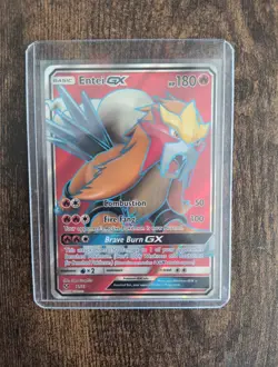 Entei GX 71/73 Shining Legends Full Art Pokemon 2017 - Image 1