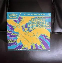 Pokemon Mega Evolution Ascended Heroes Elite Trainer Box Factory Sealed - Image 1