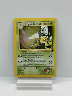 Pokemon Kogas Beedrill #15 Gym Challenge Holo Rare LP - Image 1