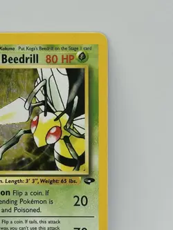 Pokemon Kogas Beedrill #15 Gym Challenge Holo Rare LP - Image 4