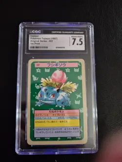 Ivysaur Pokemon Topsun 1997 Original Series #02 1st Print Graded CGC 7.5NM+ - Image 1