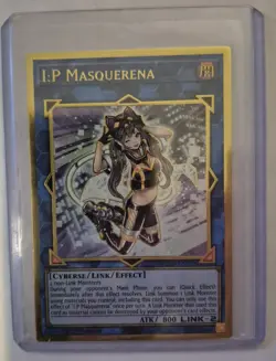 I:P MASQUERENA - 1ST EDITION MGED-EN035 GOLD RARE MINT/NM YUGIOH! - Image 1