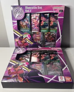 2x ONE PIECE TCG ILLUSTRATION BOX VOL 4 - IN HAND - Image 1