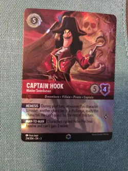 Captain Hook - Master Swordsman (Enchanted) 214/204 Disney Lorcana - Image 1