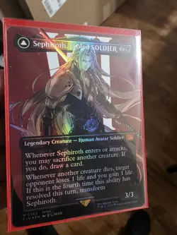 Sephiroth, Fabled SOLDIER (0382) (Borderless) Final Fantasy Foil - Image 1