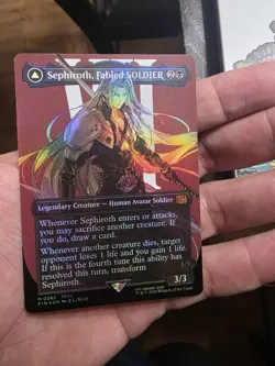 Sephiroth, Fabled SOLDIER (0382) (Borderless) Final Fantasy Foil - Image 5
