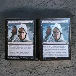 2X Sudden Spoiling Commander 2014/2013 MTG MAGIC THE GATHERING LP/MP FREE SHIP - Image 1