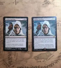 2X Sudden Spoiling Commander 2014/2013 MTG MAGIC THE GATHERING LP/MP FREE SHIP - Image 3