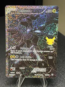 Pokemon TCG Zekrom Celebrations Classic Collection Holo Ultra Rare Card 114/114 - Image 1
